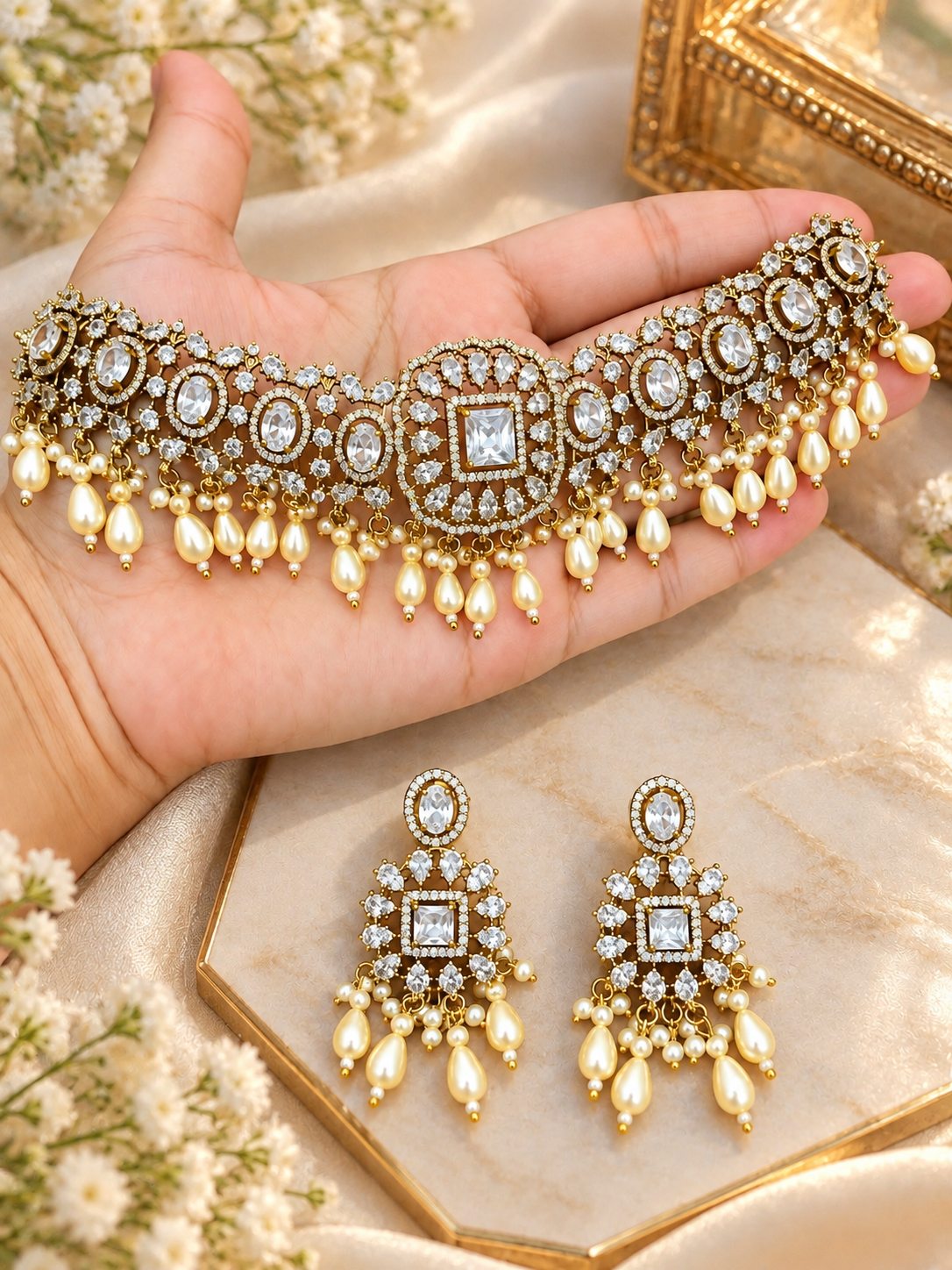 Cz Diamond Set