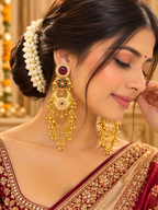 Traditional Multi-Stone Earrings