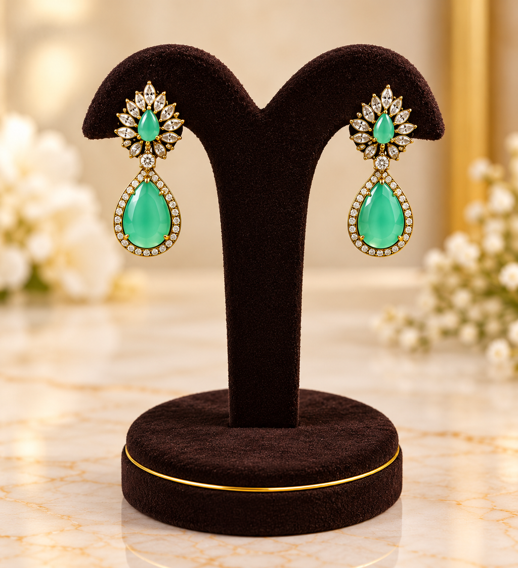 Mint-green Teardrop Set