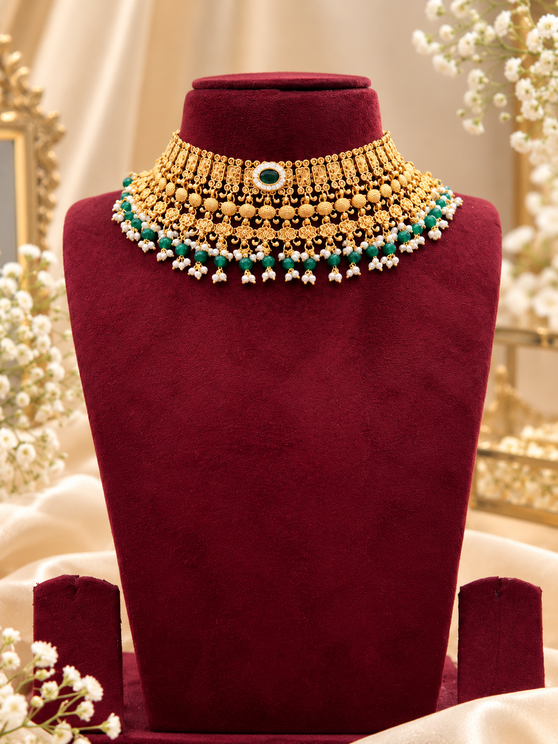 Temple Bead Choker Set