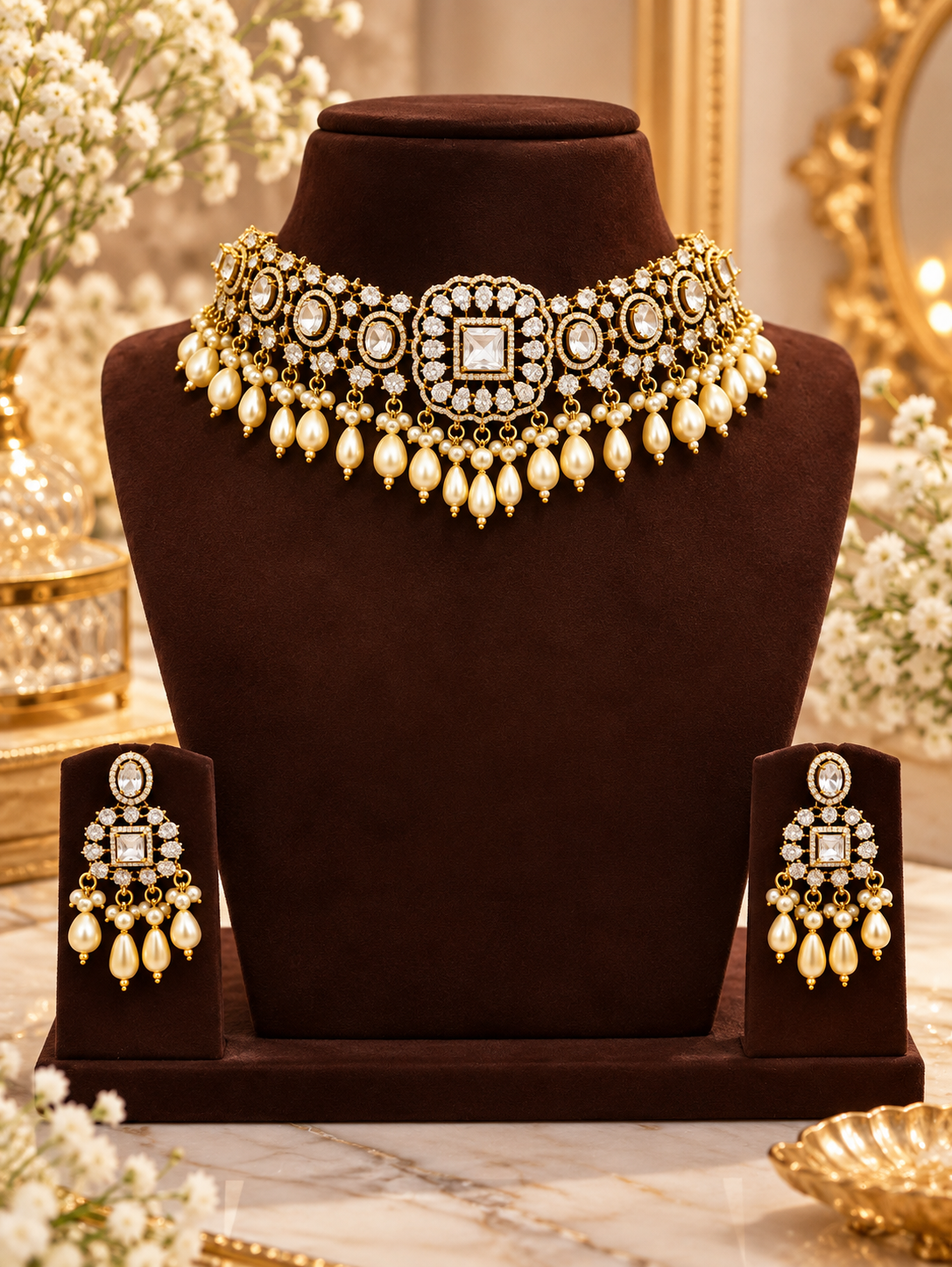 Cz Diamond Set