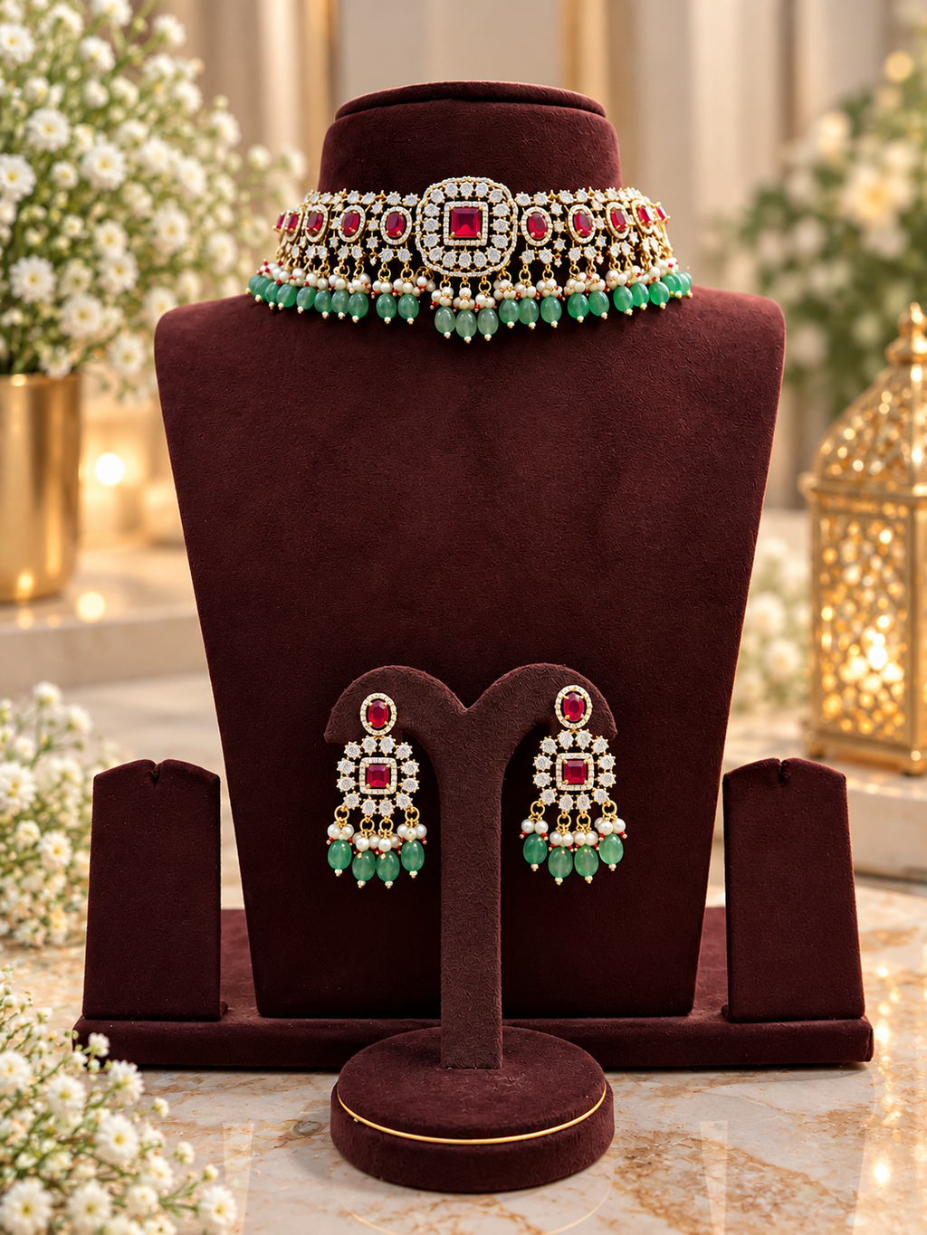 Cz Diamond Set