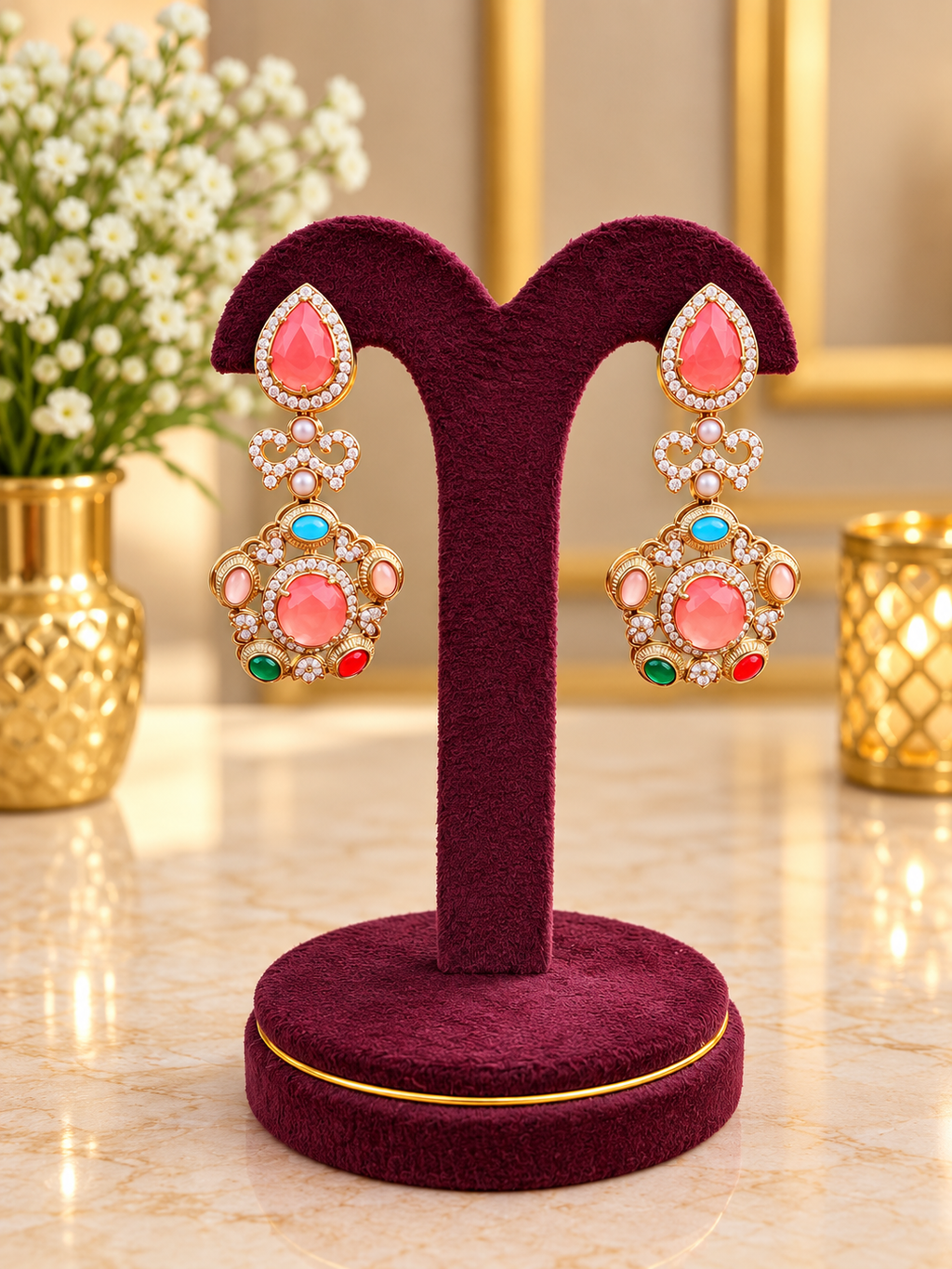 Pastel Navratna Set