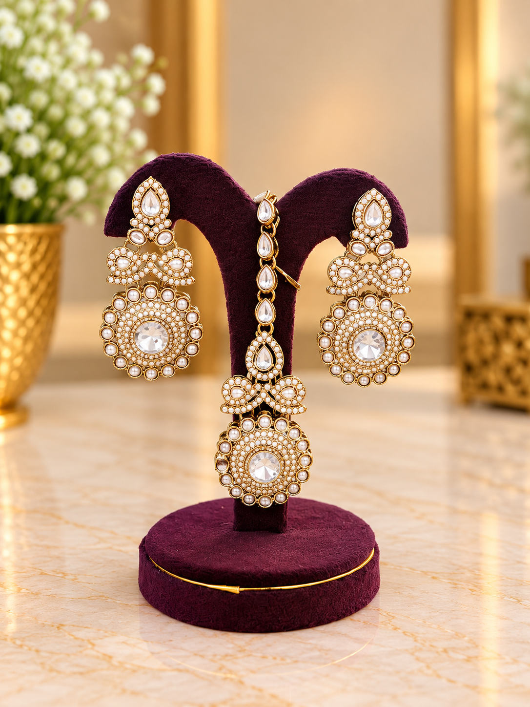 Pearl High Neck Set