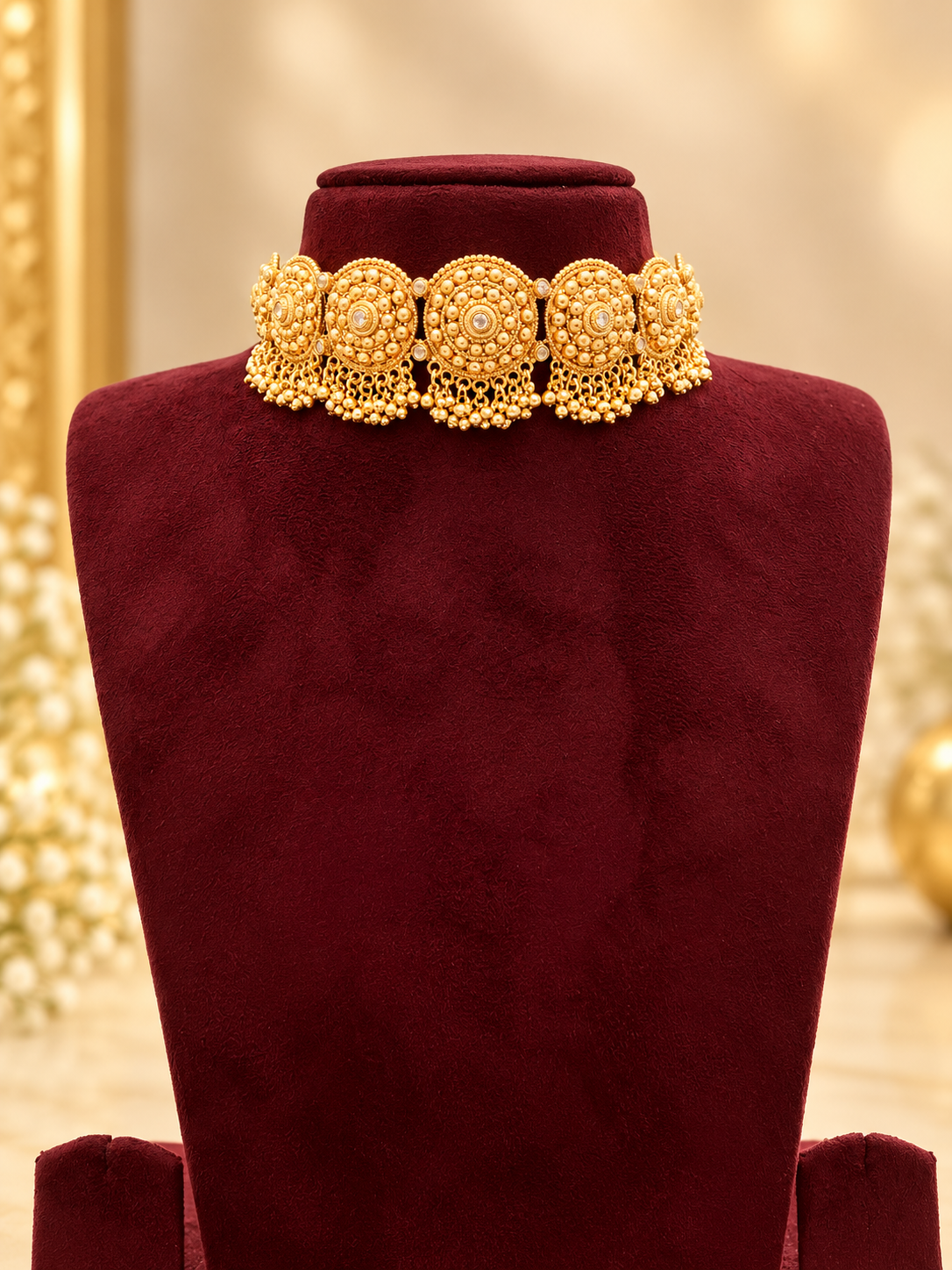 Pearl Set Choker
